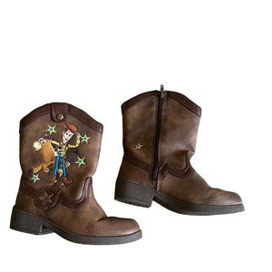 Disney Toy Store Western Cowboys Boots Toddler Size 10 Woody And Bullseye